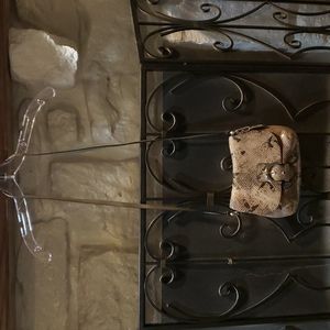 Like new Coach snakeskin crossbody